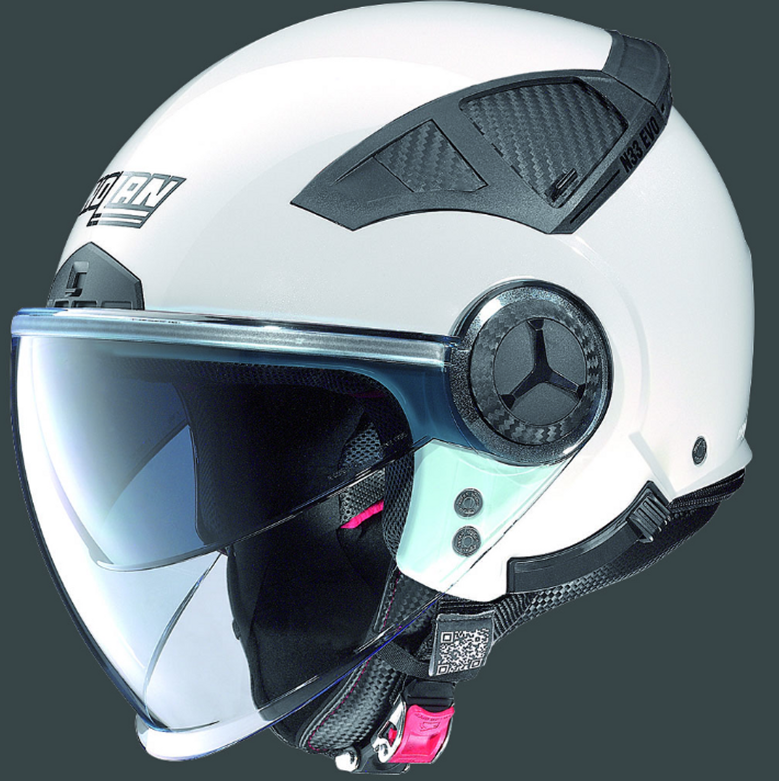 CASCO JET NOLAN N33 EVO CLASSIC BIANCO COL. 2  TUTTE LE TAGLIE DEMI JET