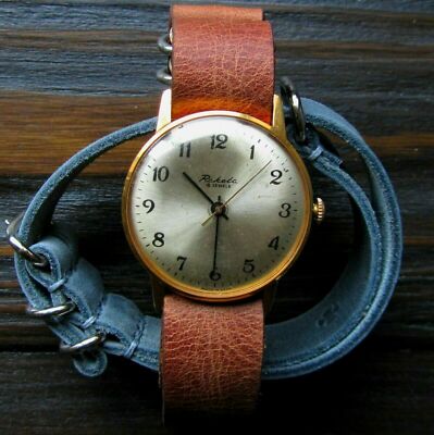 Raketa Vintage Original Wrist Watch USSR Soviet Serviced Gift For Men gift Idea