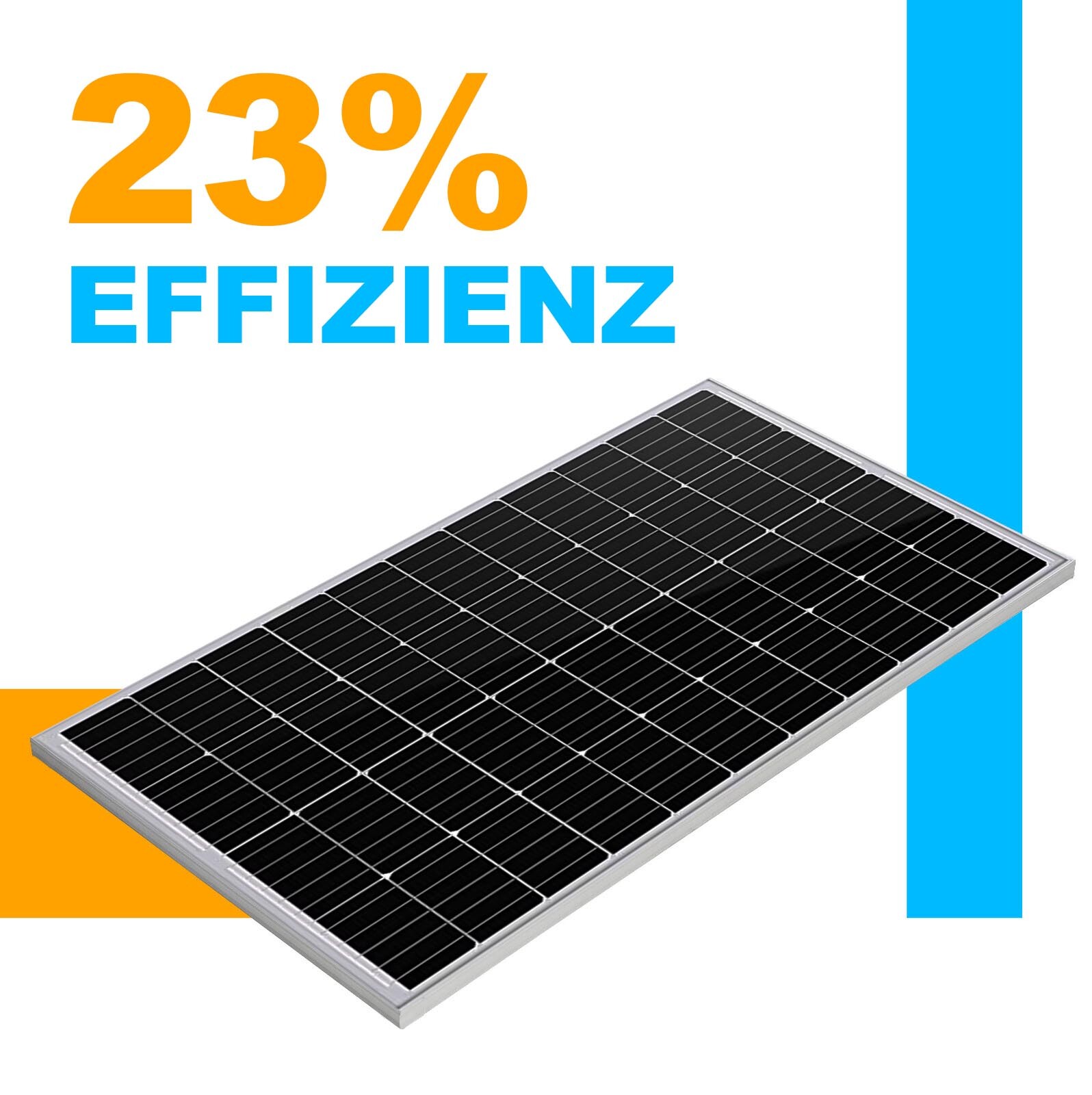100W Solar Panel PV Watt 12V Monocrystalline Battery Charger