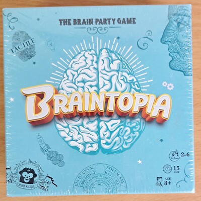 Braintopia The Brain Party Game - 2018 Captain Macaque Asmodee