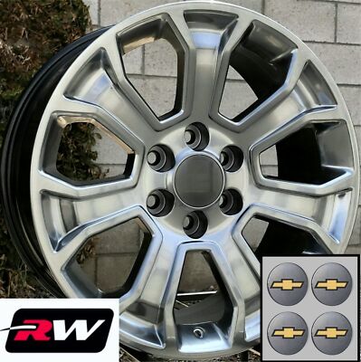 チャルメラ 22 inch Chevy Silverado Factory Style 5665 Wheels 2017 2018