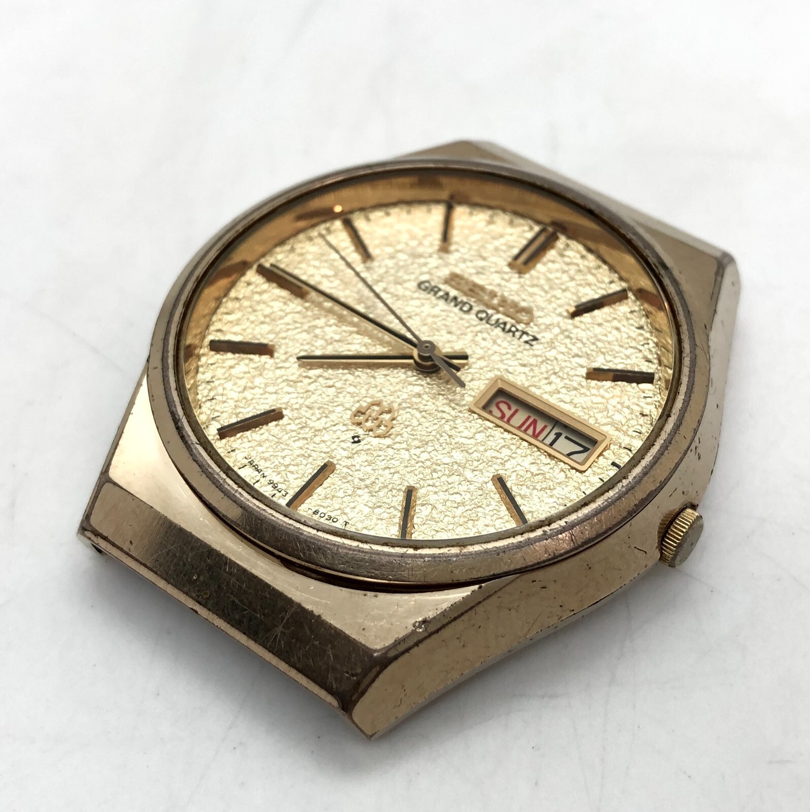 SEIKO GRAND QUARTZ 9943-8020 セイコー グランドクオーツ ゴールド 