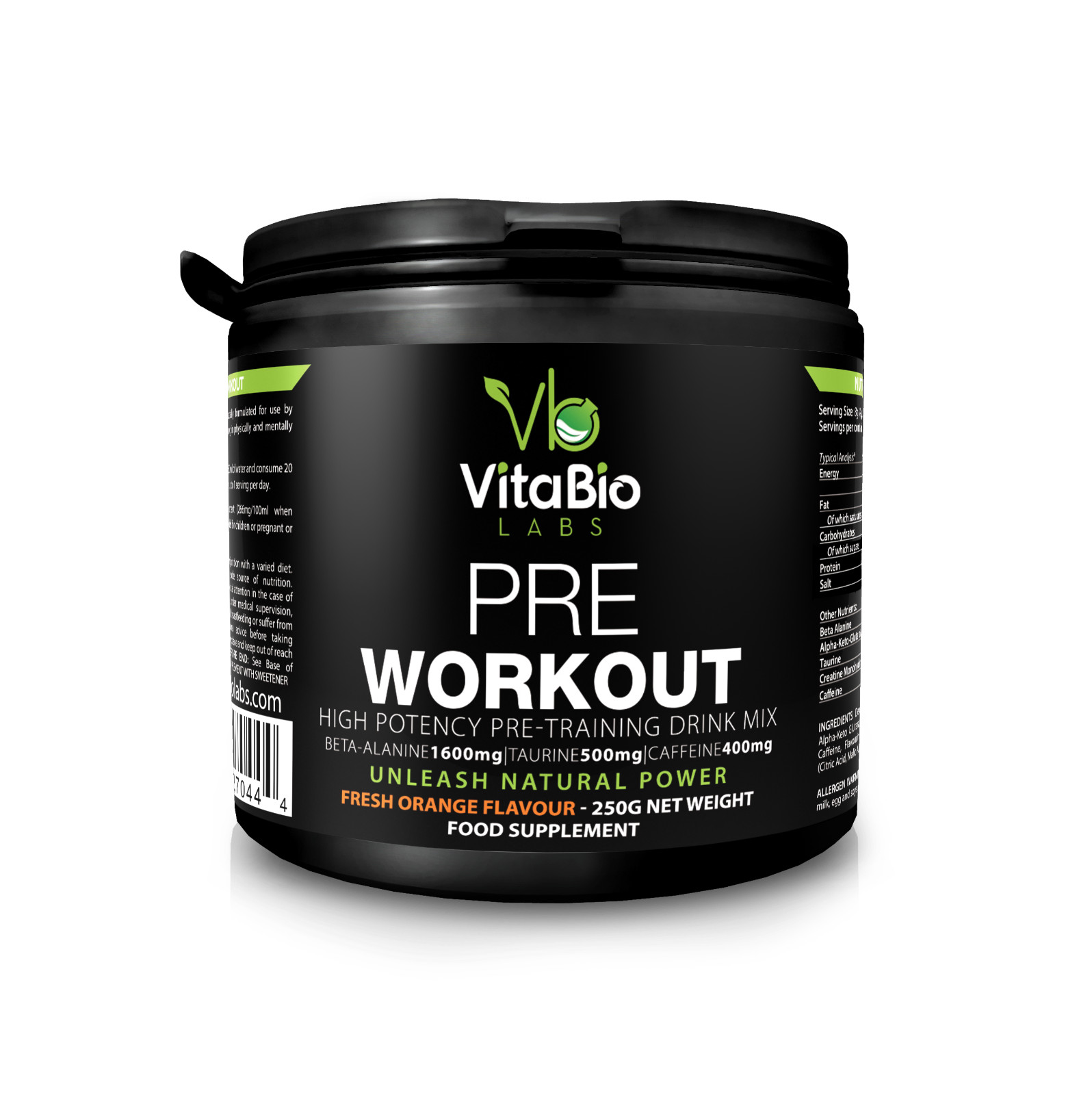 High Potency Pre Workout Powder 240g, 31 Servings, Pre