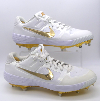 Alpha huarache elite 2025 2 white and gold