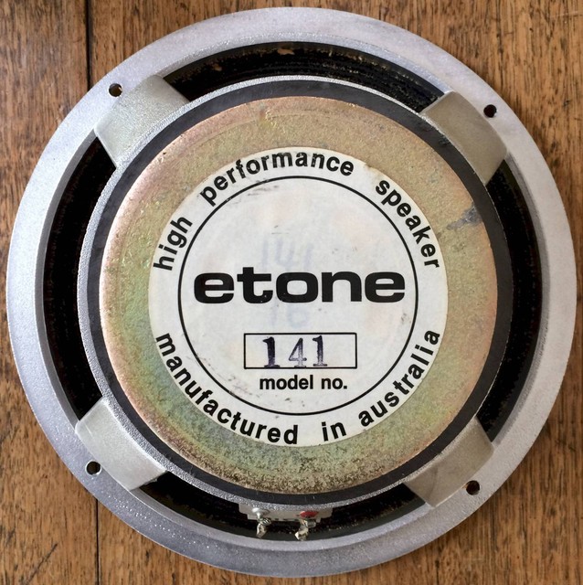 Etone 10" Guitar Speaker Guitars & Amps Gumtree Australia Yarra