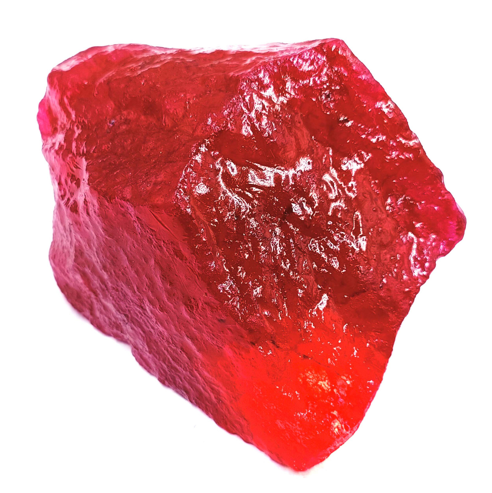 Dyed Natural Red Ruby 1460 Ct Certified Raw Rough Gemstone