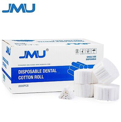2000PCS Dental Cotton Rolls 1.5''x3/8'' Nosebleed Plug Non-Sterile High Absorbet