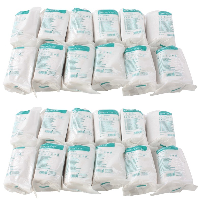 24x Gipsbinden Gipsabdruck Gipsverband Gips Babybauch Modellieren 7,5cm X 3m