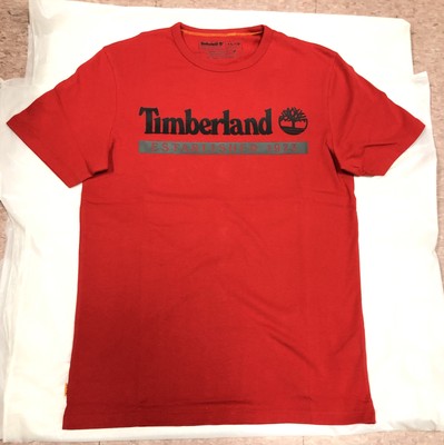 Мужские Timberland Red/Dark Shadow EST. Футболка 1973 года — XS