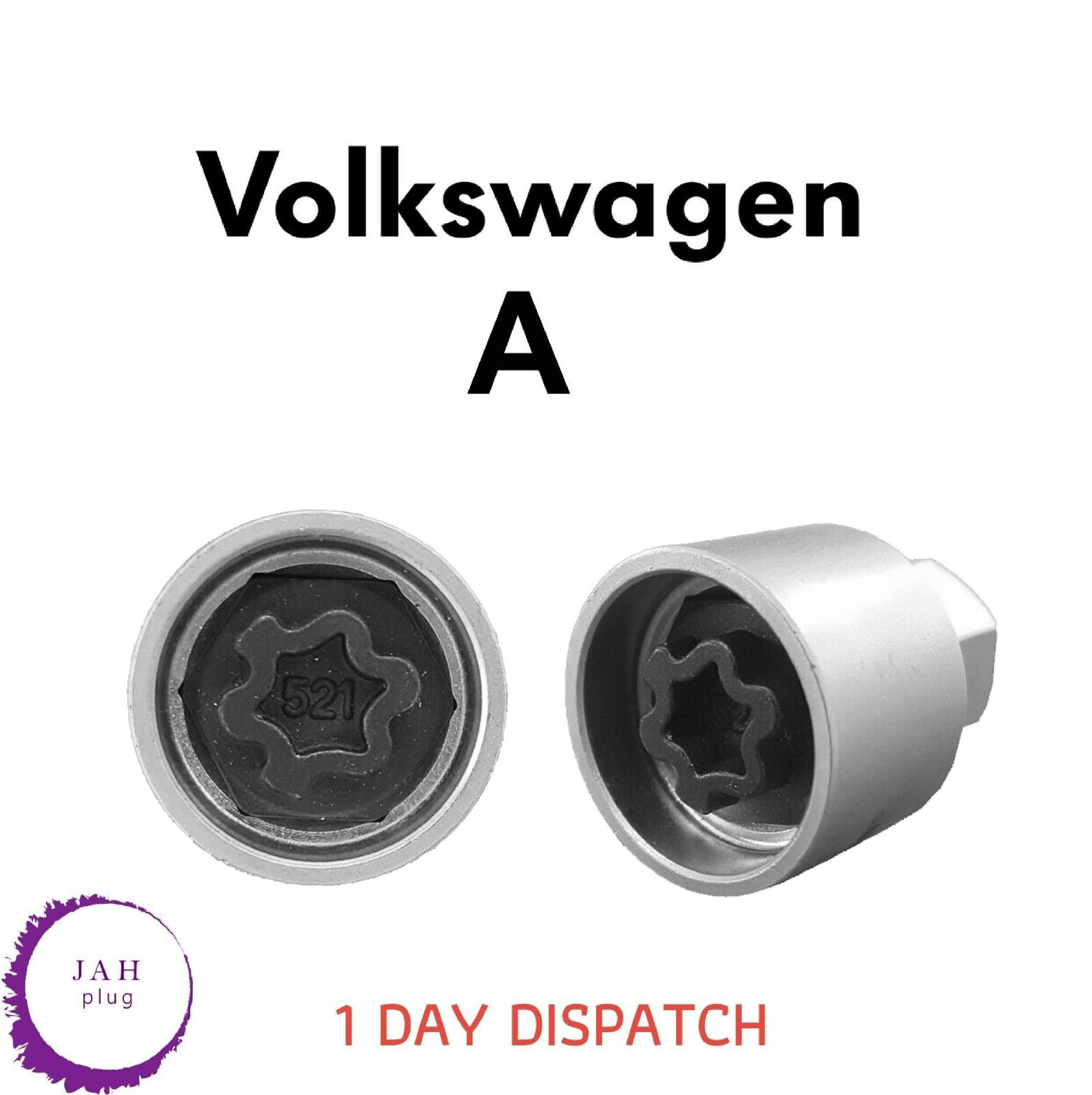 Hauptrad-Sicherheitsbolzenschlüssel mit Diebstahlschutz für Volkswagen Nr. 521, A