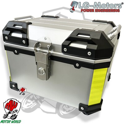 Suitcase Bauletto LG-MOTORS IN Polypropylene Color Aluminum, 38 L