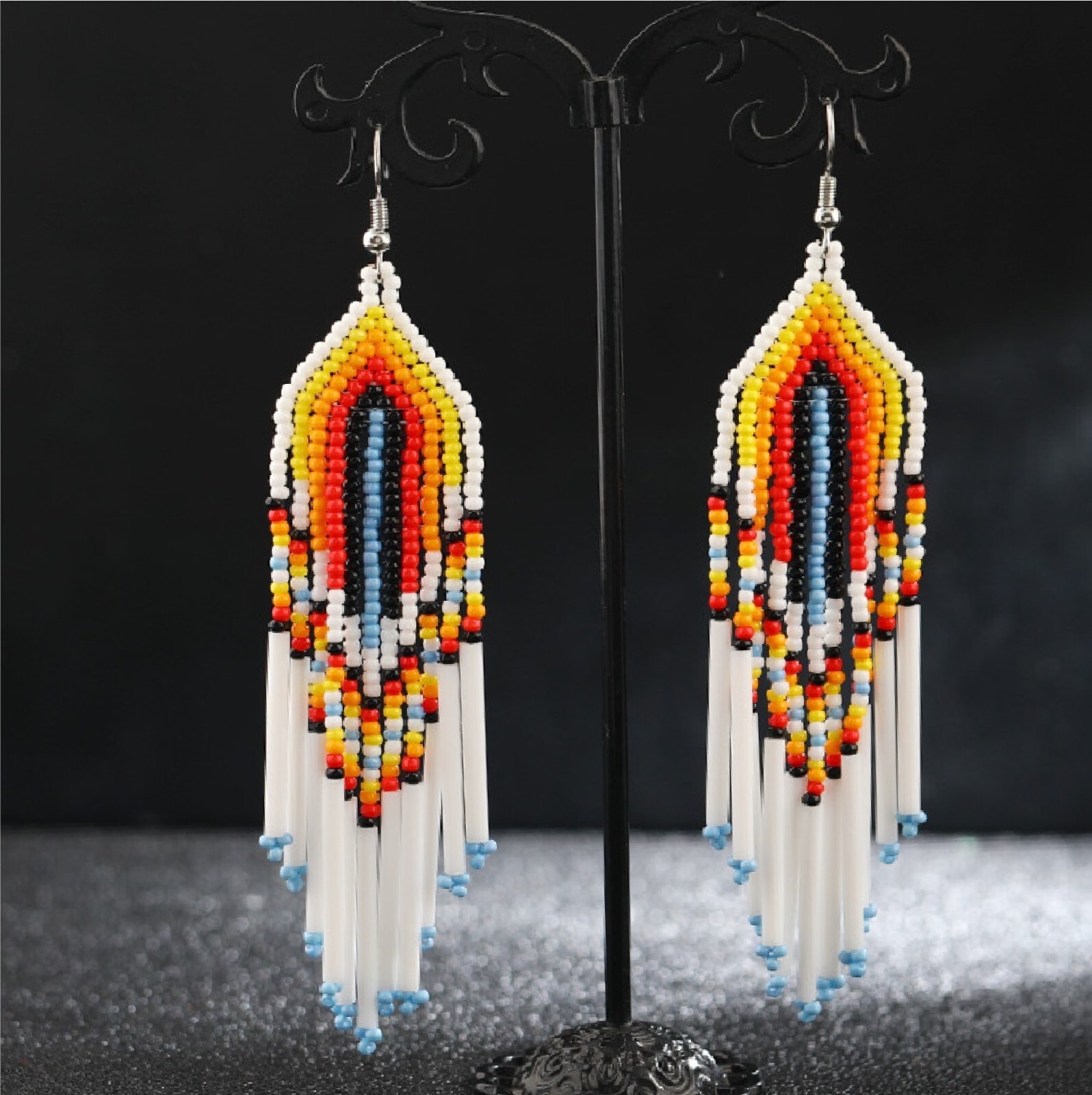 Womens Boho Fashion Jewelry Tribal Style Earrings Art