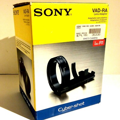Sony VAD-RA Cybershot Lens Adaptor for DSC-R1 Digital Camera Vadra VADRA