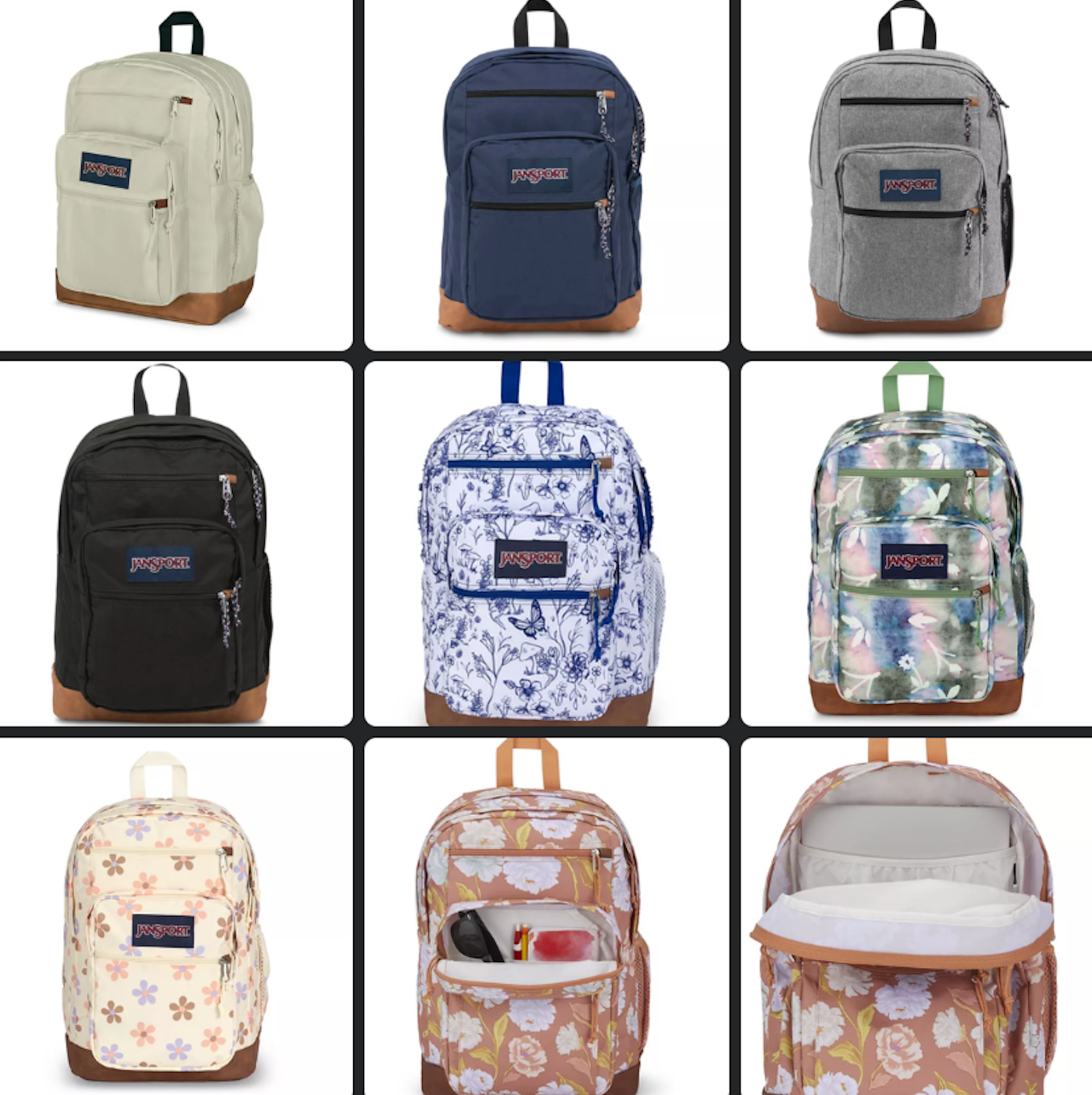 ☆JILLSTUART☆ Ella Backpack 3color 10621 Colorblock Backpack {Rd/Nvy/Grn/Yw/} - Ethan's Closet