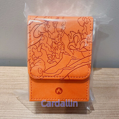 Pokemon S-Chinese Sword & Shield Charizard Theme Storage Card Deck Box New