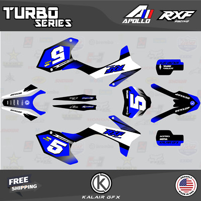Graphics Kit for Apollo RXF Freeride 150 190 Turbo Series - Blue