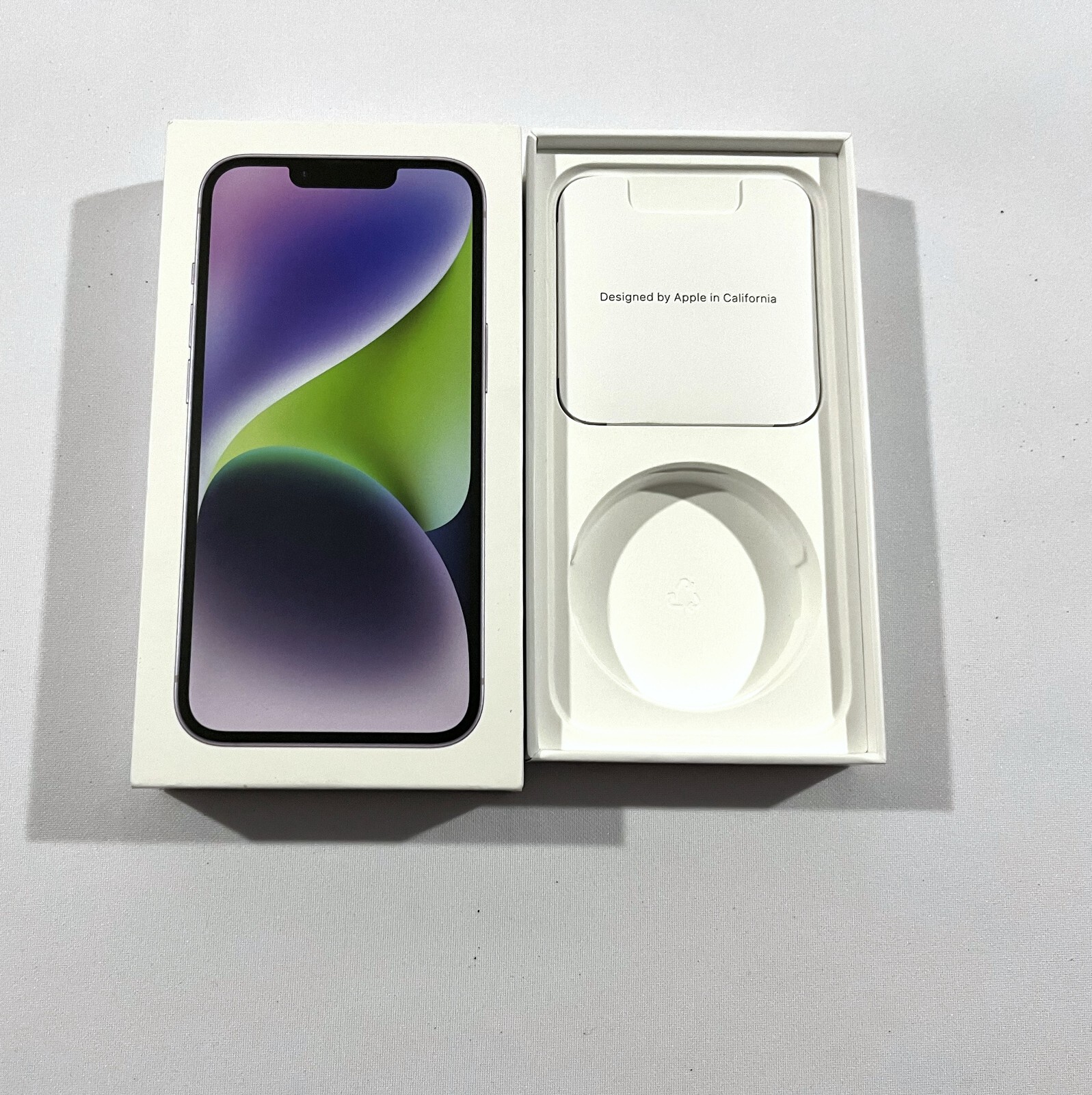 BOX ONLY Apple iPhone 14 Purple 128gb A2649 MPUX3LL/A