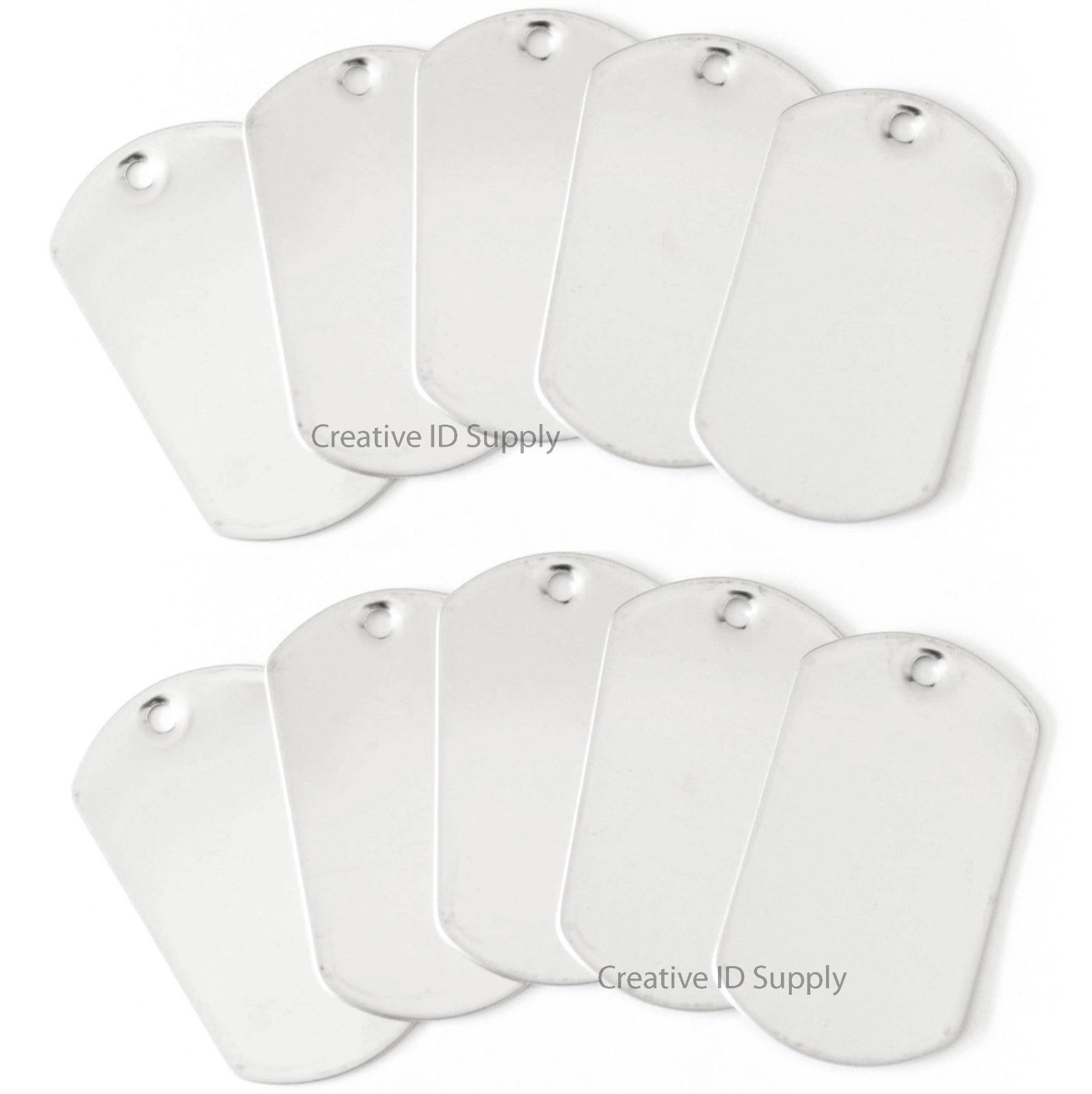 ★87MM★ Mmlg MMLG TAGLESS HFT 2 PACK EVERY WHITE EVERY BLAC WHOLESALE 200 100 50 25 BLANK DOG TAG STAINLESS STEEL