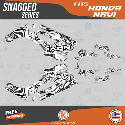 Graphics Kit for HONDA NAVI (2016-2023) Snagged- White