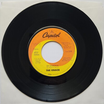 THE KNACK - MY SHARONA 7'' SINGLE 45 RPM 1979 (CAPITOL RECORDS) 4731