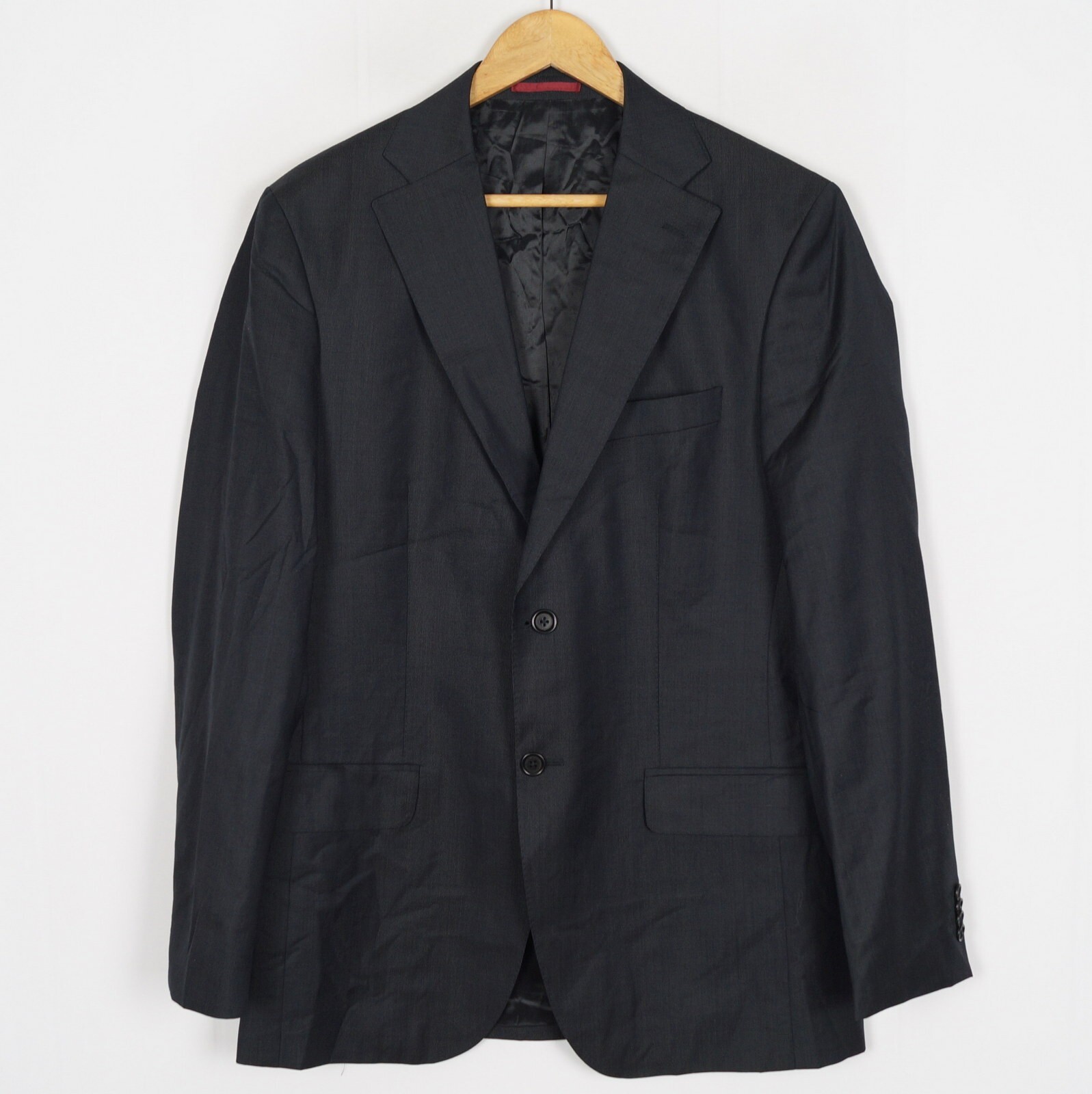 7-42【美品】Massimo Dutti アンコンジャケット　ウールシルク 7-42【美品】Massimo Dutti アンコンジャケット ウールシルク
