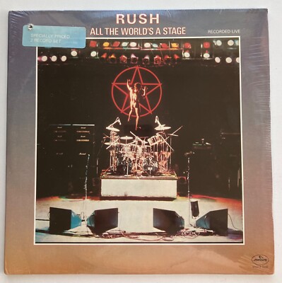 RUSH - ALL THE WORLD S A STAGE - SRM-2-7508 (VINTAGE SEALED VINYL RECORD)