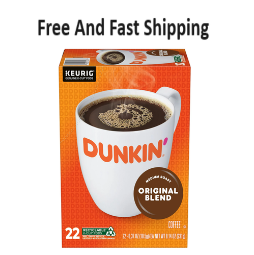 Dunkin' Original Blend K-Cup Pods, 22-Count
