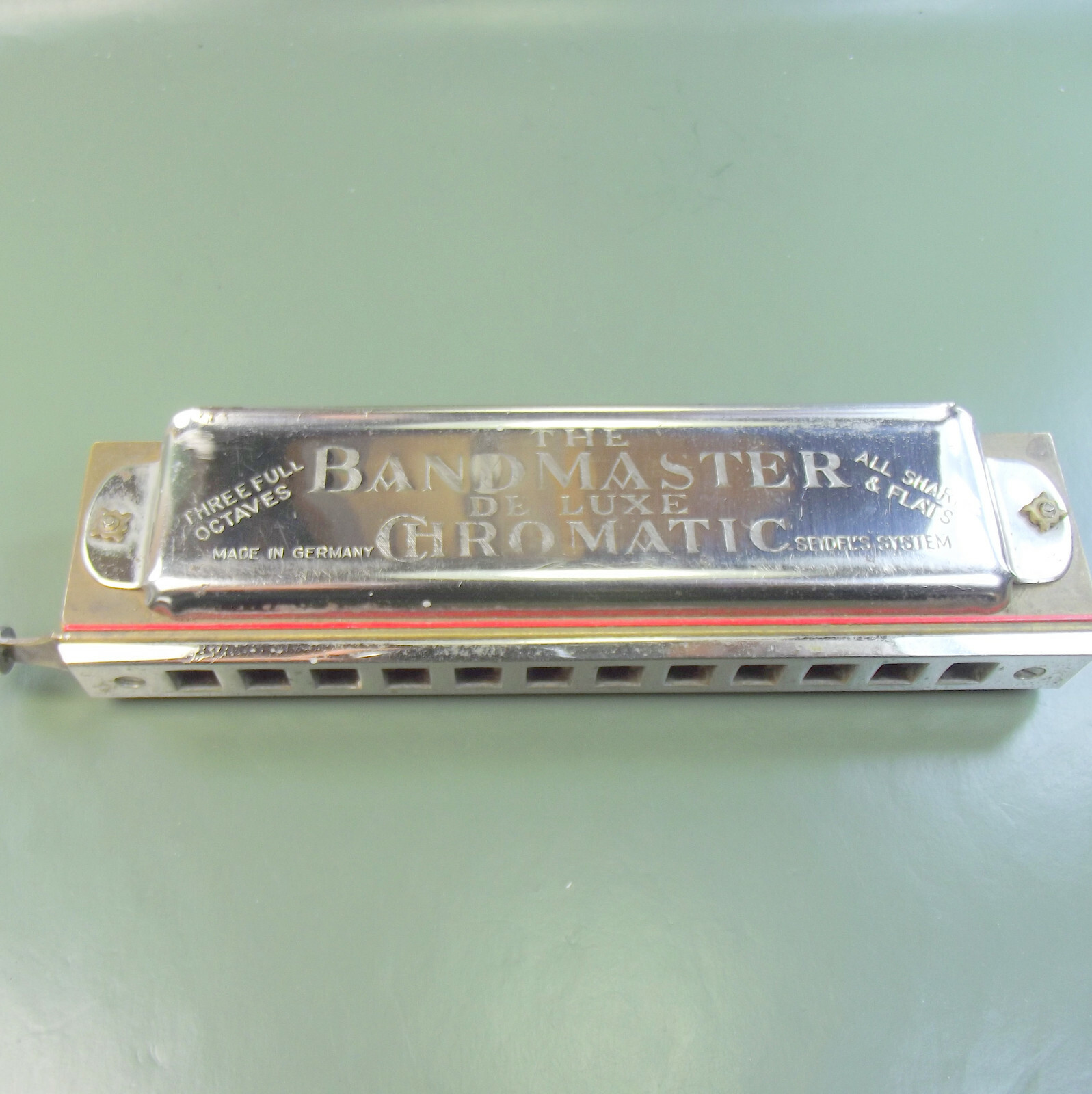 Vintage 'The BANDMASTER DELUXE CHROMATIC' Harmonica, Key of C; Slider, GermanyのeBay公認海外通販｜セカイモン