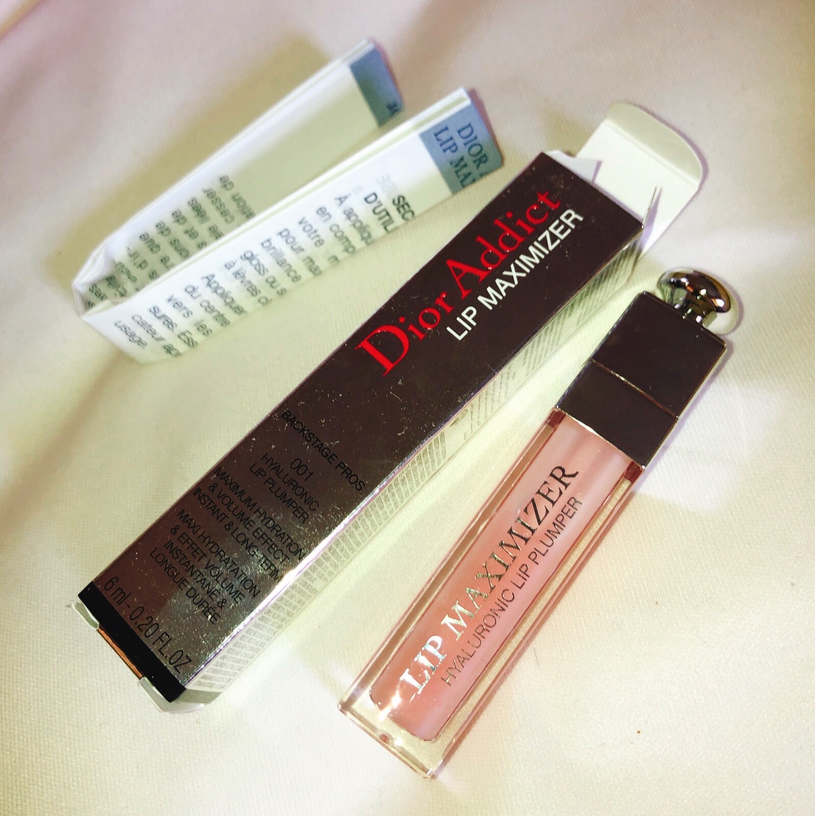 Dior Addict Lip Maximizer Pink 001 New With Box Full Size