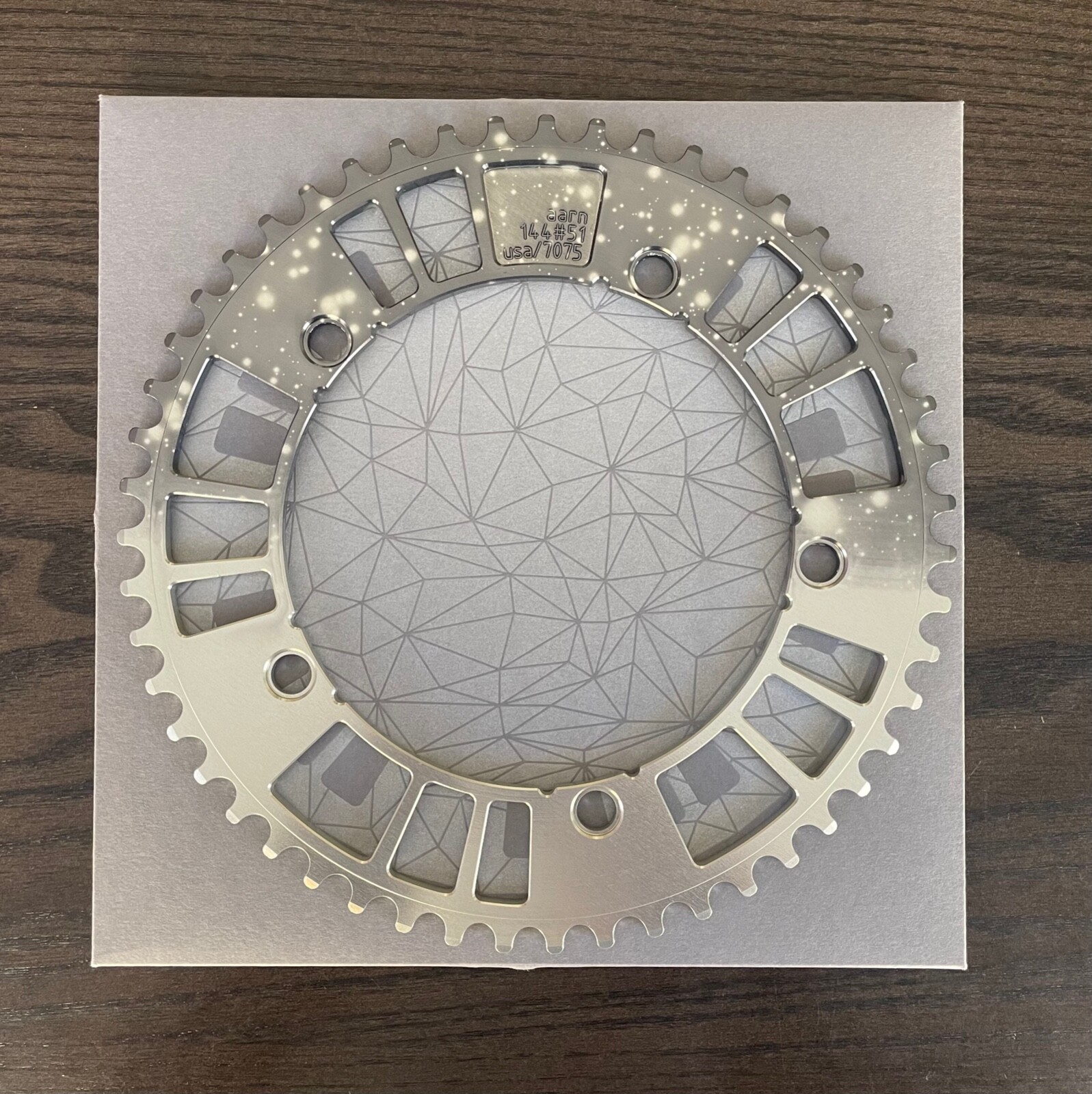 新品 aarn Track Chainring - Silver/47T 144 AARN* track chainring (silver) - BLUE LUG GLOBAL ONLINE STORE