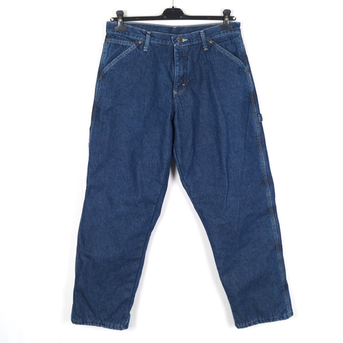 WRANGLER 94GRWSD Herren Jeans Größe W32 L30 Blau Zip Fly Baumwollmischung Gef...