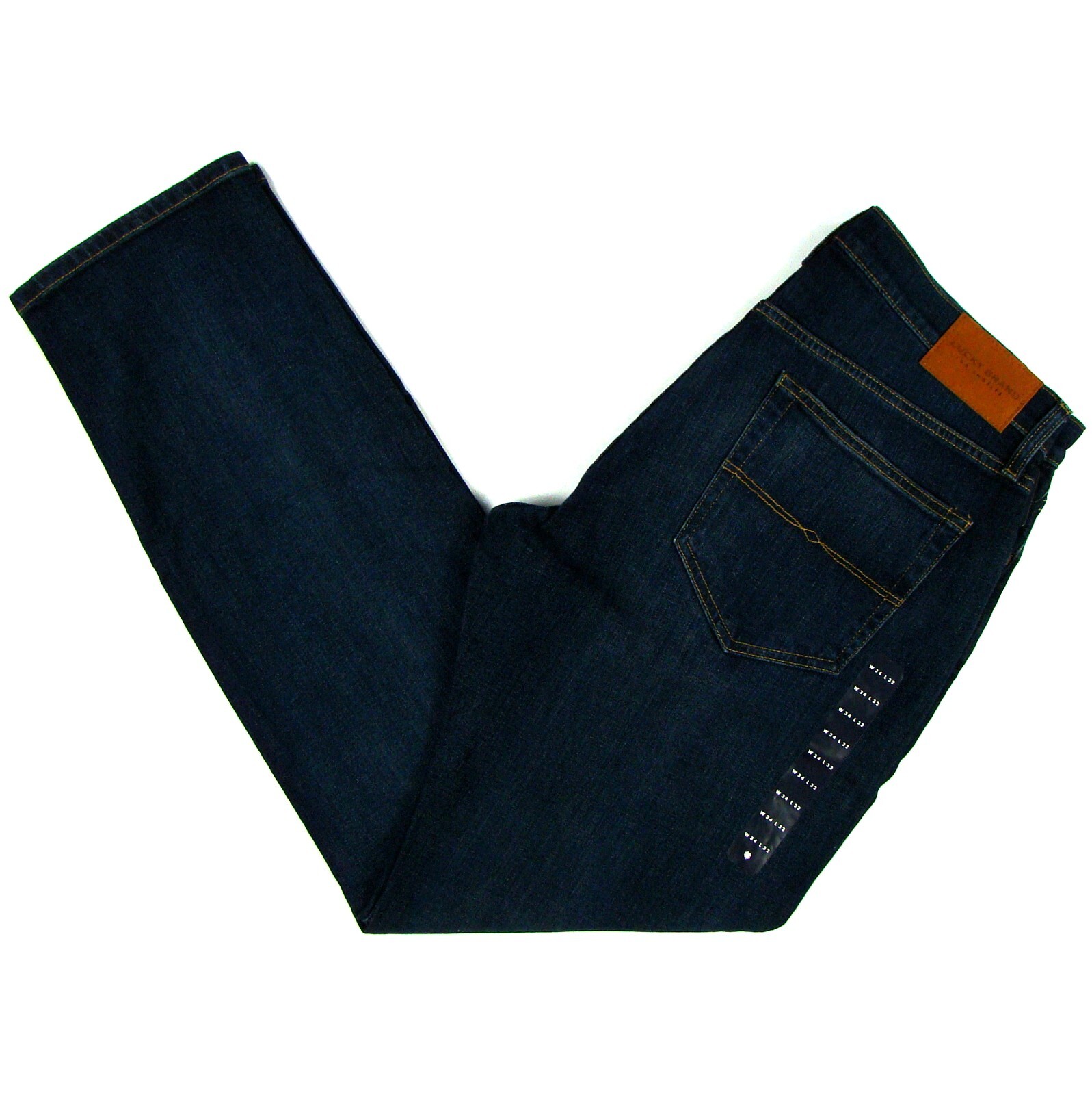 

Узкие джинсы Lucky Brand 121 РАЗМЕР 34 x 32 ТЕМНО-СИНИЙ Узкий крой Прямые штанины со средней посадкой, Lucky Brand 121