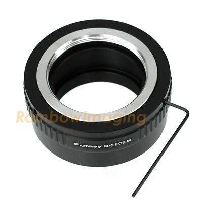 Adjustable M42 Lens to CANON EOS M EF-M Mirrorless Camera M5 M6 M100 Adapter
