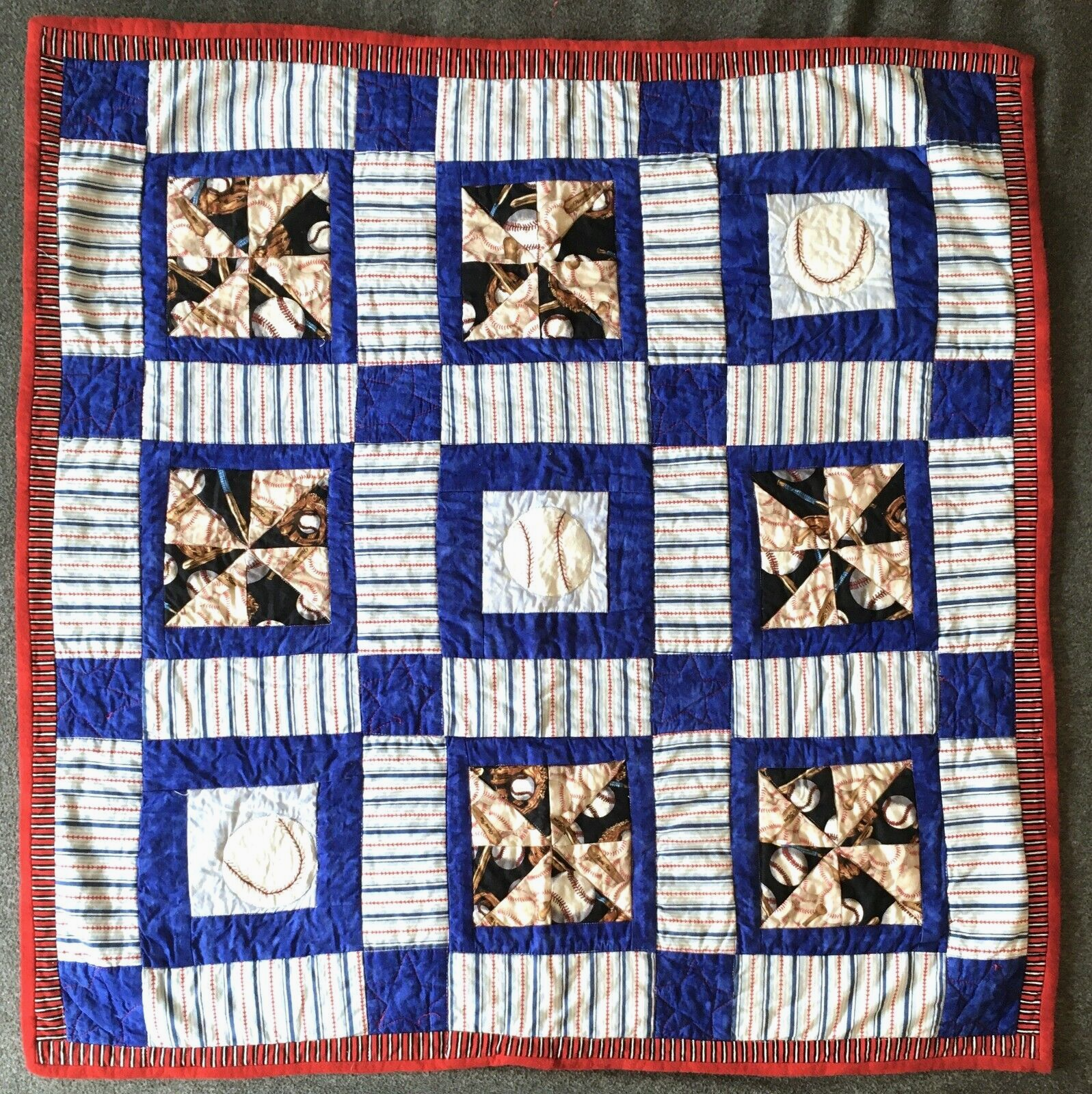 Handmade Flannel Back Stitched
