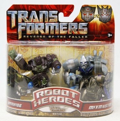 Transformers  Revenge of the Fallen Robot Heroes 2-Pack - Ironhide vs. Mixmaster