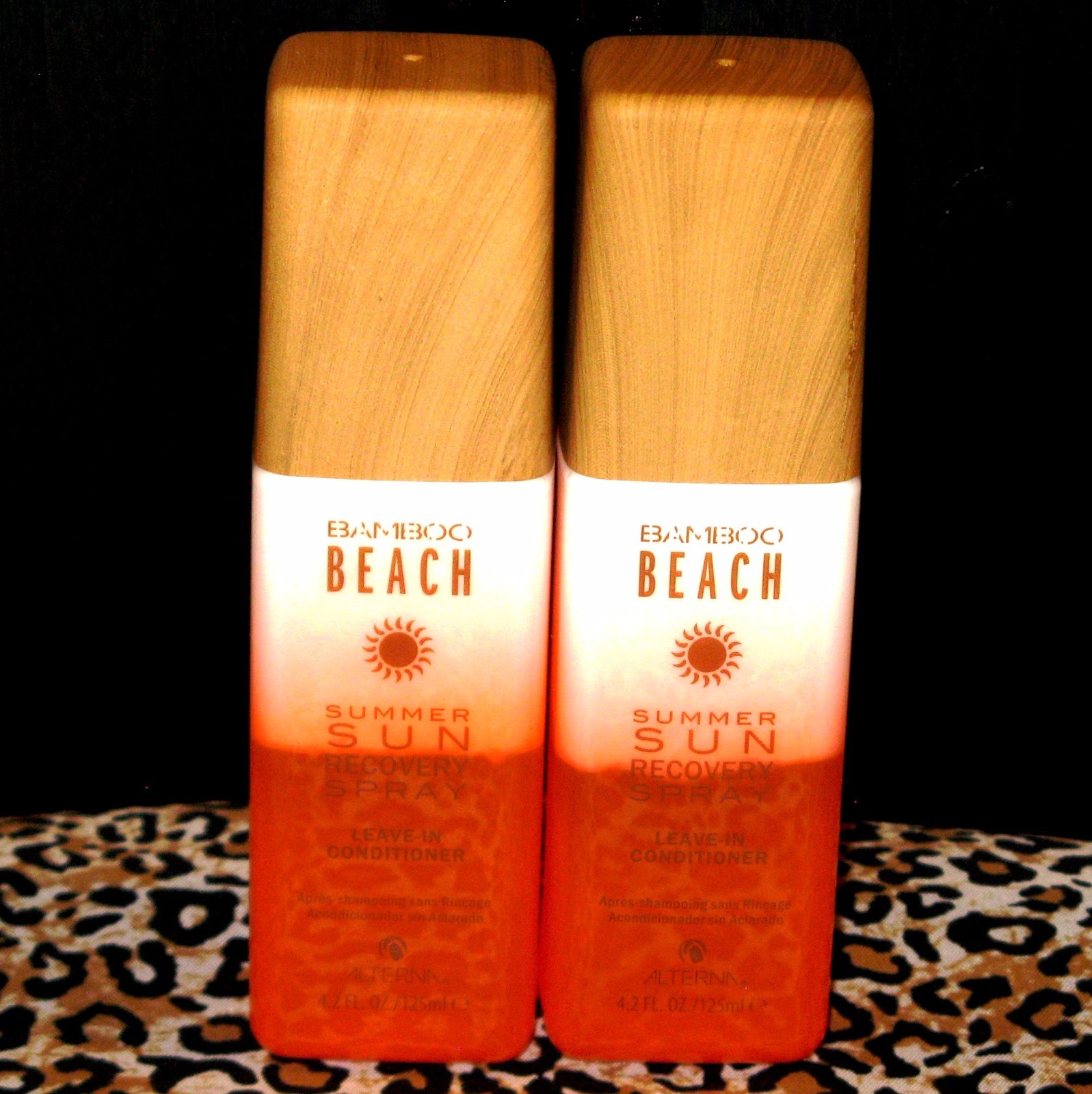 2 X Alterna Bamboo Summer Sun Recovery Spray 4.2 oz Set Leave in Conditioner