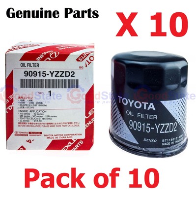 Genuine Hiace KLH28 KLH22 KLH18 KLH12 KDH223 1KD 2KD Oil Filter Pack x10