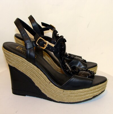 Bcbg cheap black wedges