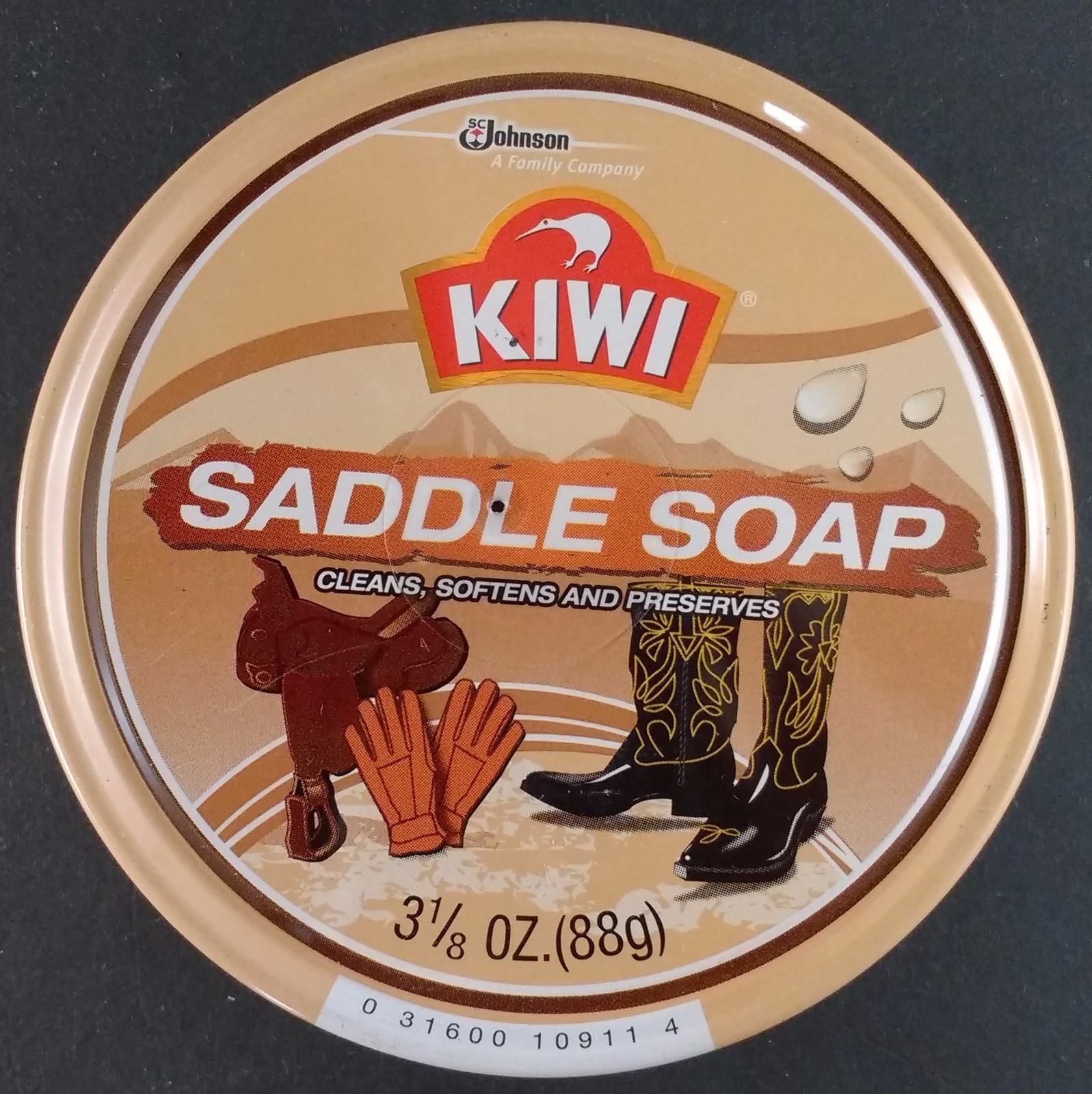 Saddle soap. Saddle soap