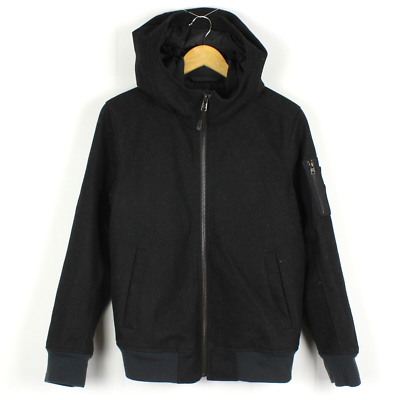 Hollister black cheap jacket