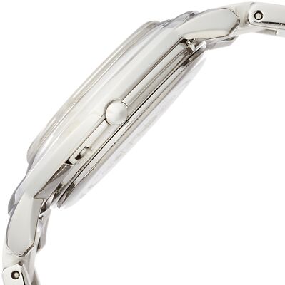 Pre-owned Citizen L Eco-drive Ew5521-81d Woman Watch Stainless Steel Band Silver
