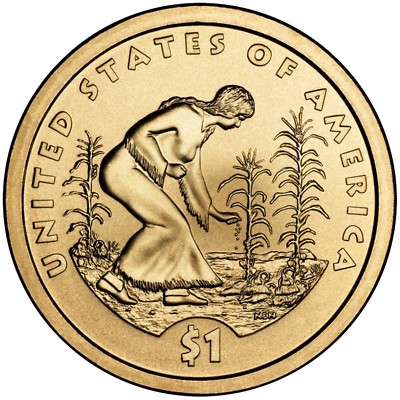 2009-D NATIVE AMERICAN (SACAGAWEA) DOLLAR 1-COIN BRILLIANT UNCIRCULATED