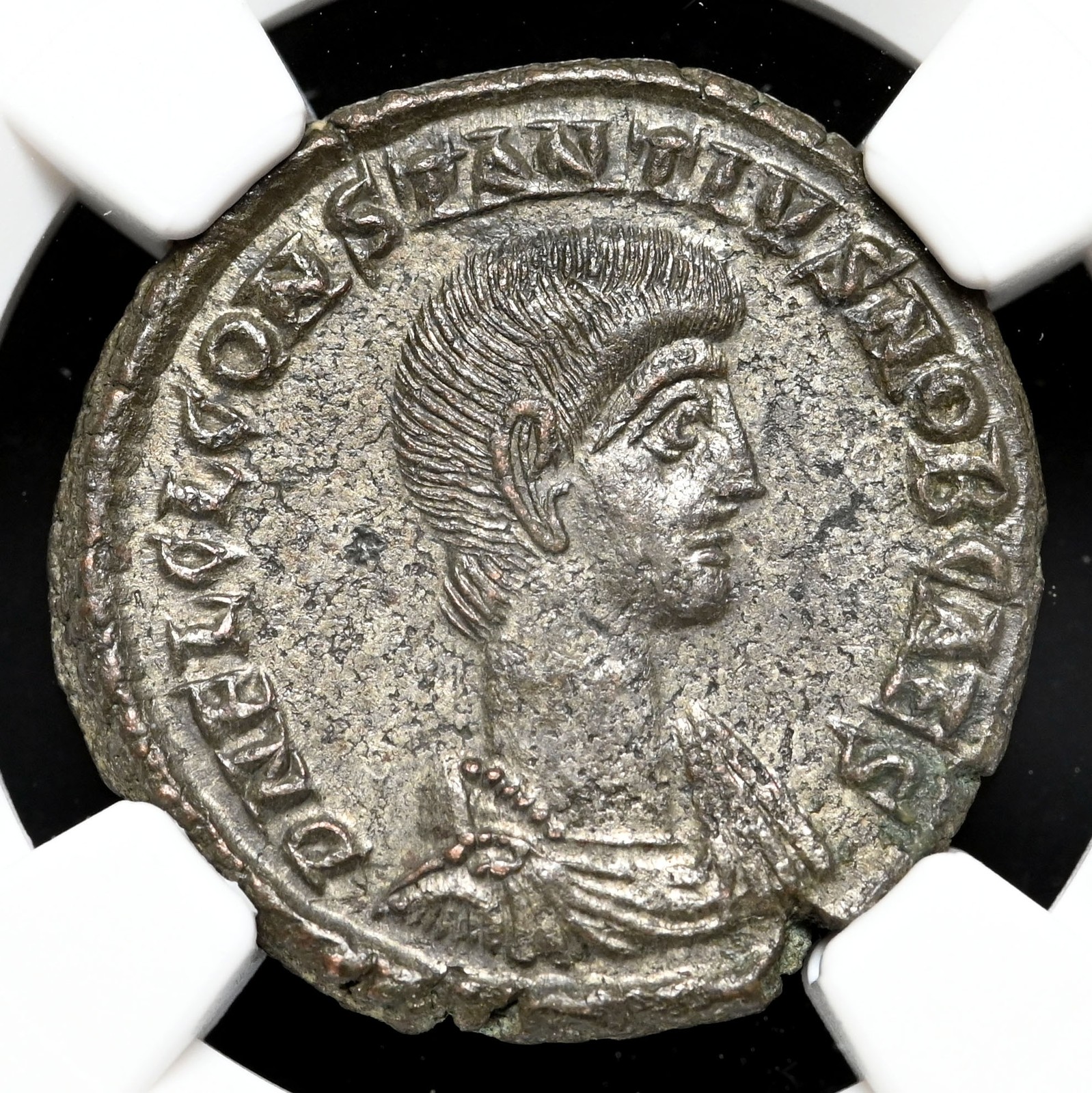 ROMAN EMPIRE. Constantius Gallus AD 351-354. Æ Centenionalis, NGC AU
