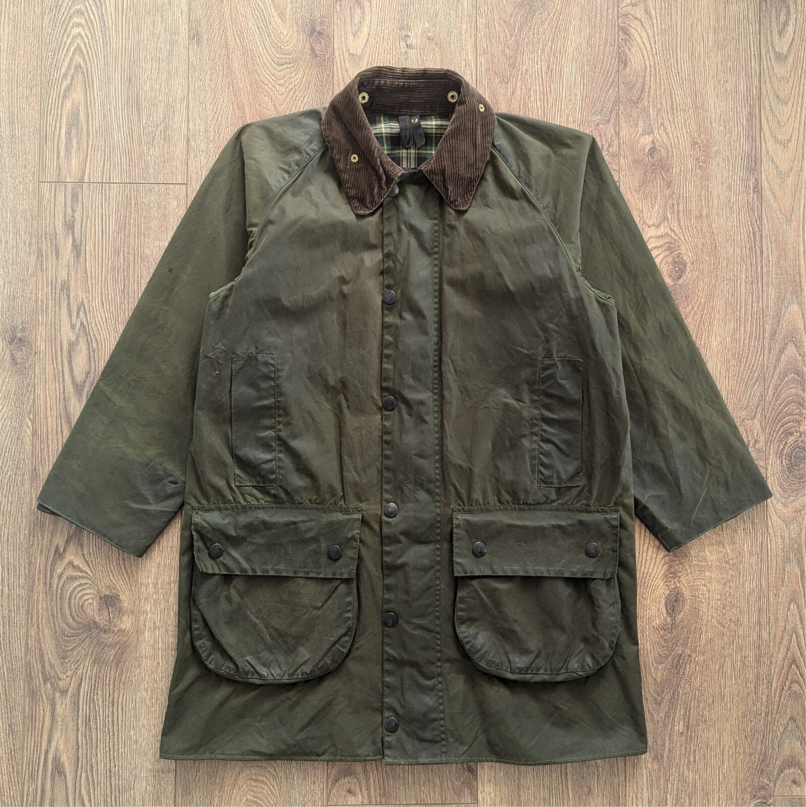 80’s babour GAMEFAIR Men's Barbour Gamefair Vintage Jacket Wax Green A123 England