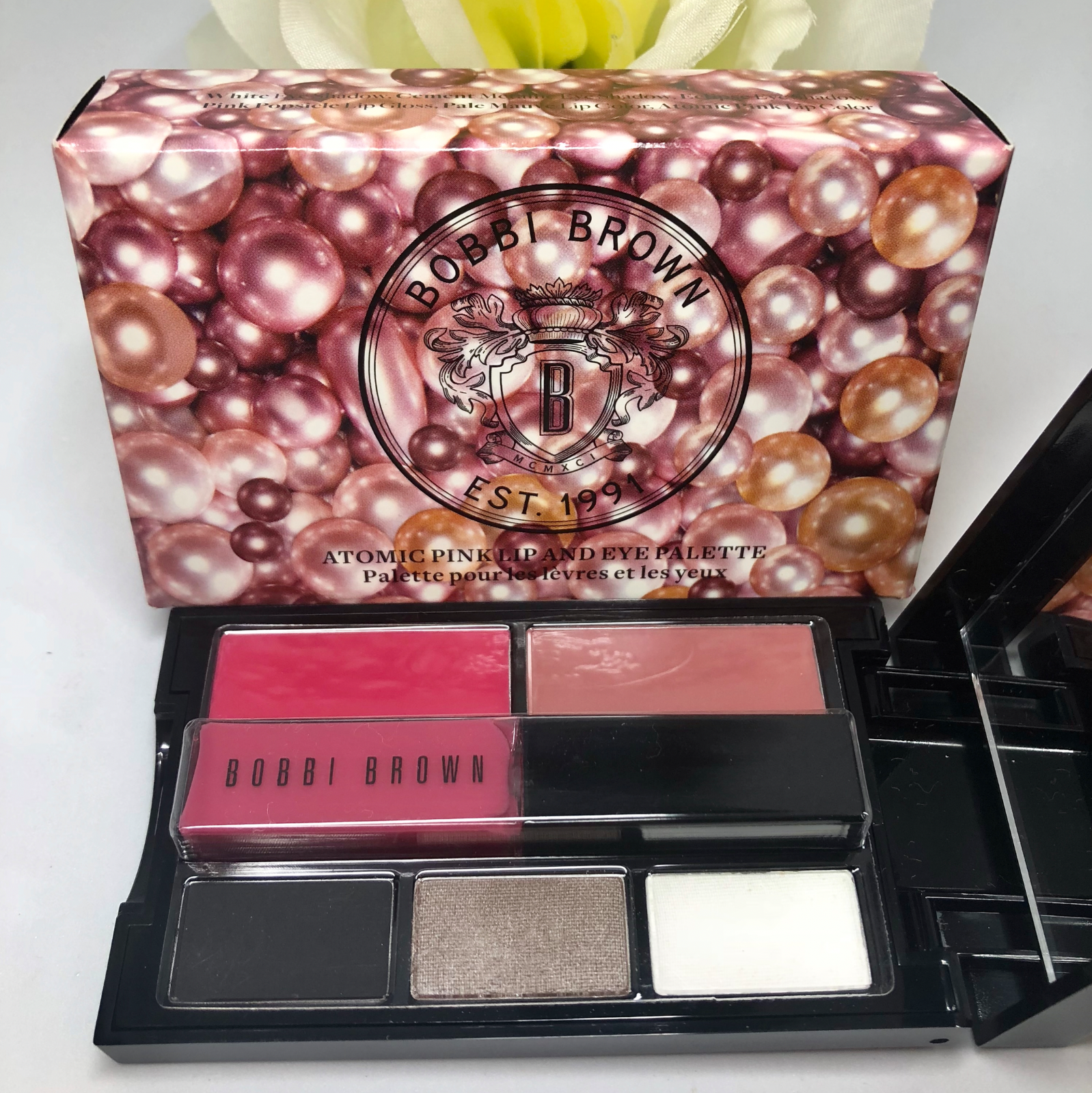 Bobbi Brown ATOMIC PINK Lip and Eye Palette + Lip Gloss ~ Limited Edition, BNIB