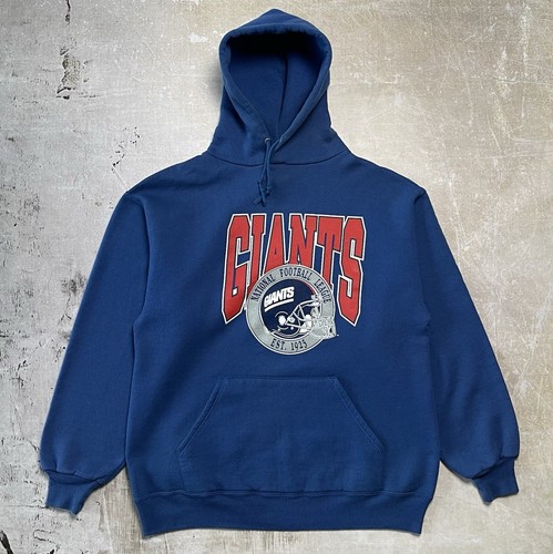 Vintage 90s New York Giants Hoodie Sweatshirt (size Large