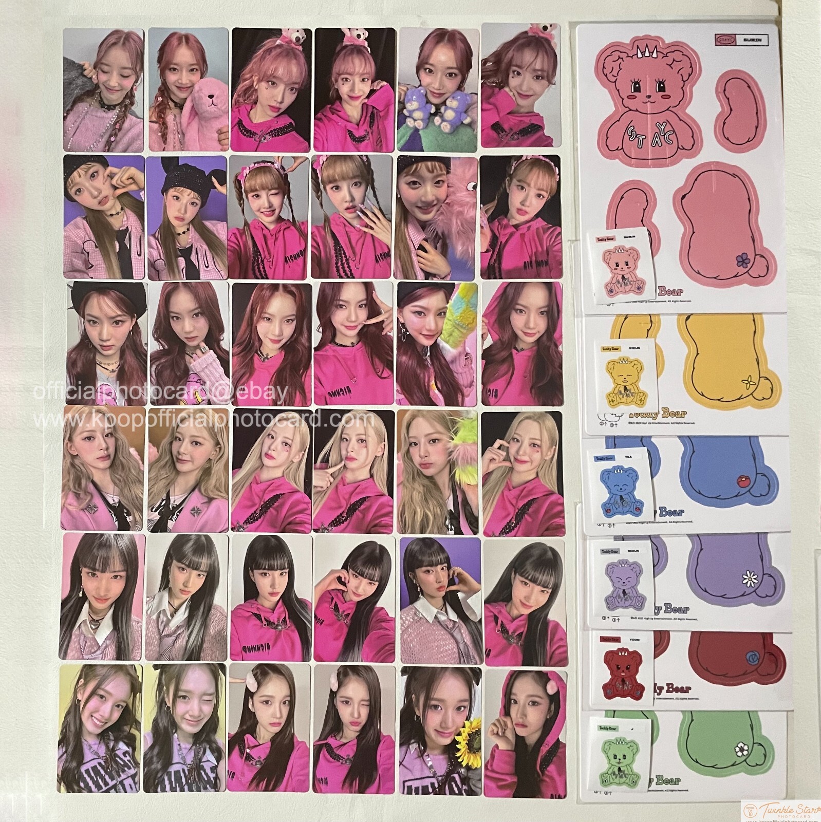 StayC TEDDY BEAR Album Sumin ISA Sieun Seeun Yoon J Digipack StayC TEDDY BEAR Album Sumin ISA Sieun Seeun Yoon J Digipack