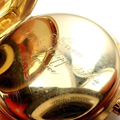 Rare! Patek Philippe 18k Yellow Gold Triple Signed 20s Pocket Watch c. 1915