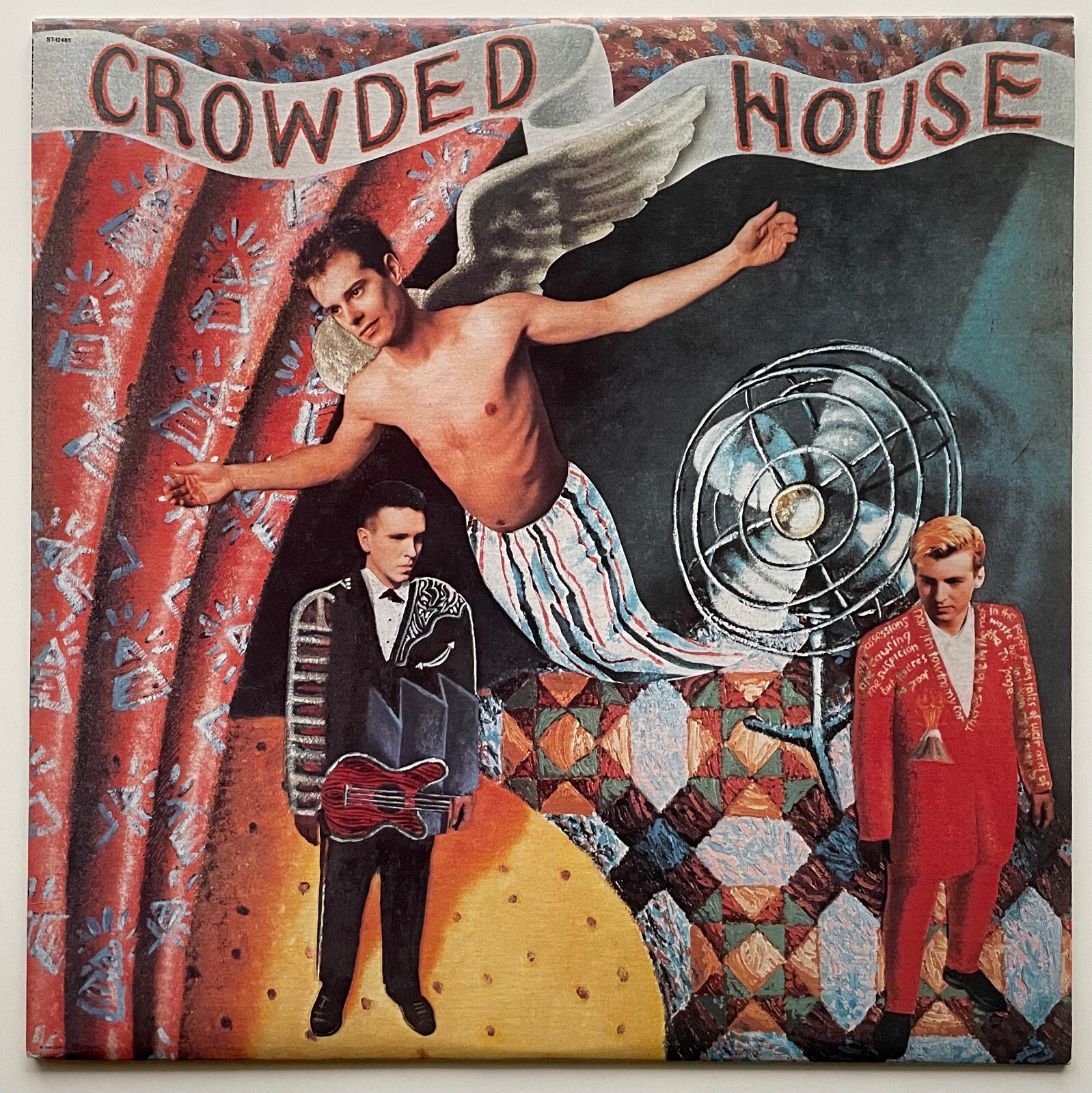 Vtg 1986 CROWDED HOUSE Album SELF TITLED Record 1ST PRESSING