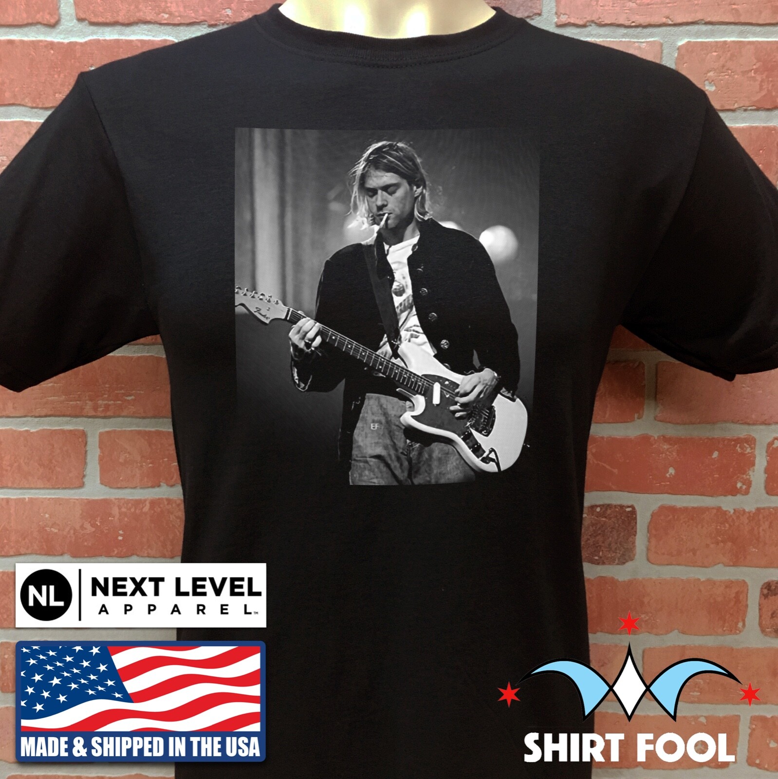 NIRVANA KURT COBAIN CONCERT T-SHIRT | eBay